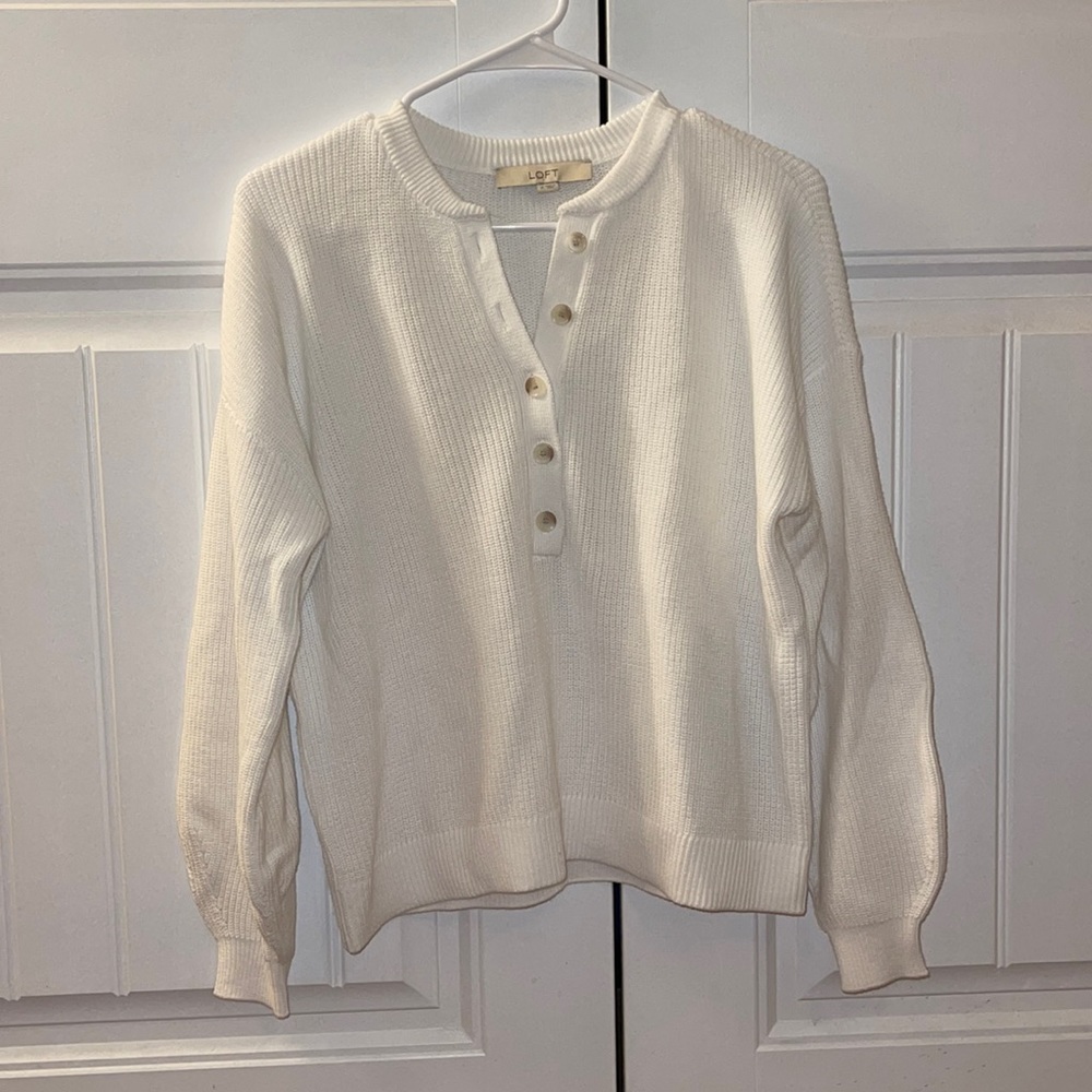Loft  henley sweater